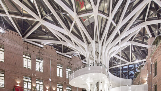 Interieur Bibliotheek Universiteit Amsterdam door Smeulders Interieurgroep